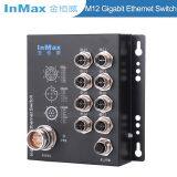 InMax M508A EN50155 Power Port: M23 Port X-Code 1000M M12 8 Port Gigabit Railway Industrial Ethernet Switch thumbnail-2
