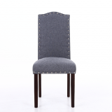 Fabric Solid Wood Dining Chair With Stud,Quality Dining Room Chair HL-7018-2 thumbnail-3