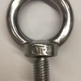 For Sail Boats / Yachts Stainless Steel Lifting Eye Bolt Highly Polished HKS306 Nickel White Color