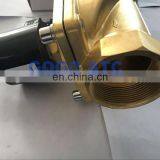 GOGO 2 Way Brass Normally Open Large 2 Inch Water Solenoid Valves for Irrigation Price Cheap 220v ac 50mm Zero Pressure Start thumbnail-5