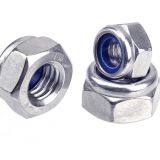 The High Quality DIN982 Stainless Steel Self Lock Nut Nylon Clinching M5 Press Hex Nylock Bolts Nuts thumbnail-2