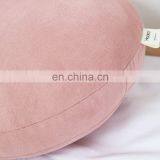 Super Soft Suede Floor Pillows 3 Denier Feather Like Polyester Filling Floor Cushion Seat Round Decorative Throw Pillow thumbnail-3