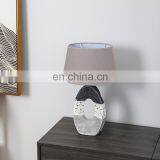 America Modern Customise Grey Vintage Ceramic Base Cheap Table Lamp for Bedside thumbnail-4