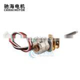ChiHai Motor CHS-GM12-10BY Screw Shaft M3*33.6mm 2 Phase 4 Wire Mini dc Stepper Gear Motor for ip Camera 39 Ohm DC 5.0V thumbnail-4