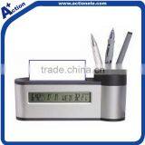 Pen Holder Clock With Name Card