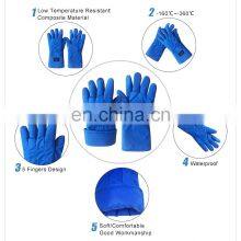 Wholesale Customized Cold Storage Room Flexible CE EN511 Cold-proof Working Warm Gloves thumbnail-5