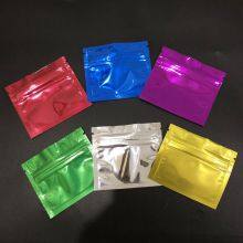 Wholesale Smell Proof Custom Printed Zip Lock Small 3 Side Sealed Pouch Laminated Aluminum Foil Sachet thumbnail-3