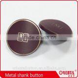 Spraying Color Printing Logo Metal Shank Lady Coats Button thumbnail-1