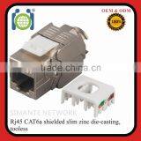 EQUIP 8 x Keystone Jack Cat.6 Voll Geschirmt Werkz