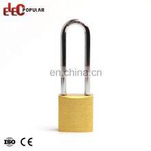 Bulk Rectangular Long Shackle Colorful Aluminium Safety Padlock thumbnail-5