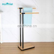 Bathroom Towel Rack Bathroom Storage Matt Black thumbnail-1