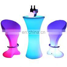 Luxury Led-lit Plastic Counter Tops Sale Night Club Bar Cocktail Table Tiki Bar Tables