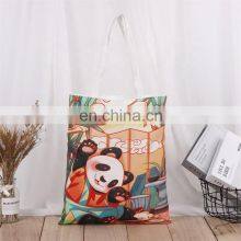 Plain Custom Printed 100% Cotton Canvas Shoulder Bag Natural Recycled Shopping Tote Canvas Cotton Bag With Custom Logo thumbnail-2
