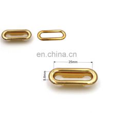 Red Copper Metal Brass 23/13mm Oval Eyelet For Tarpaulin Leather Craft Garment