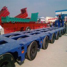 Heavy Duty Low Platform Crawling All Over the Ground Wire Axle Semi-trailer