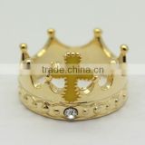 New Design Gold King Crown Ring