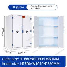 Superior Quality PP Acid Storage Cabinet With Reinforced Shelves | Safe Storage for Laboratory Chemicals-OEM/ODM thumbnail-3