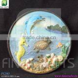 Resin dolphin tourist souvenir fridge magnet