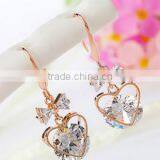 Fashion New Model Fancy Gold Earring,heart Pendant Earrings for Girls thumbnail-2