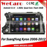 Wecaro WC-SY7020 7" Android 4.4.4 WIFI 3G Touch Screen Car Dvd Player for Ssangyong Kyron Dvd Radio Gps Navigation 2006 - 2012 thumbnail-1
