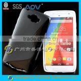 Wholesale TPU S Wave Matte Non-slip Mobile Cell Phone Case for Moto Droid Turbo XT1254