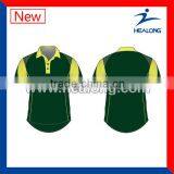 Newest Fashionable Custom Design Cricket Unifrom Polo Shirt