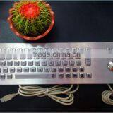 HOT SELL ! Good Quality USB Kiosk Metal Keyboard With Trackball thumbnail-2