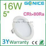Ultra Bright 16W LED Downlight Recessed Ceiling Light Fixtures Kit With LED Driver thumbnail-2