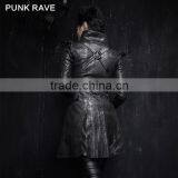 Y-366 Fashion Punk Rave New Women Long Coat Model thumbnail-3