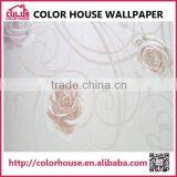 Girl Bedroom Floral Wallpaper Interior Decoration 3D Design thumbnail-2