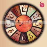 Shabby Chic Large Size Wall Clock Made of Wood Quality Choice