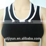 Shantou Factory Cheap Price Black Running Women Seamless Ladies Sports Bra