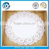 White Color Square Lace Paper Doilies thumbnail-2