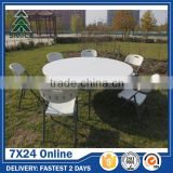 Capacity metal steel folding table with HDPE table top