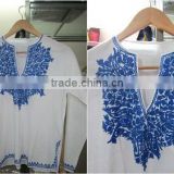 Ladies color embroidered blouse