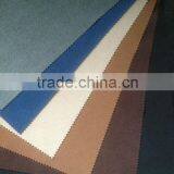 Shoe PU Leather With Flock Cow Powder on Surface