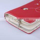 New Arrival Red Flower Printed Brand Lady Wallet/Colorful and Fashion Multifunction PU Leather Printed Women Wallet thumbnail-2