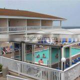 Outdoor Big Size Clear Skylight Swimming Pool Cover For Hotel