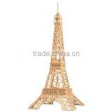 3D Wooden Toys,3D Wooden Building Jigsaw Puzzle, Eiffel Tower 3D Puzzle