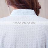 Lovers Kimono Waffle Sleepwear Bath Robe Femme Sexy Peignoir Women Dressing Gown Men Navy Long Bathrobe Thin Bridesmaid Robes thumbnail-2