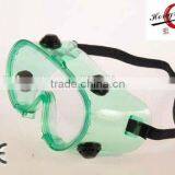2016 CE EN 166 Safety Goggles PC Lens Safety Goggles for Eye Protection Security Safety Goggles Four-hole Transparent PC