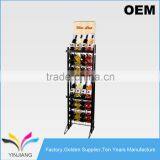 Supermarket Supply Metal Flooring 40 Bottle Wine Tower Stack for Wine Glass Holder thumbnail-2