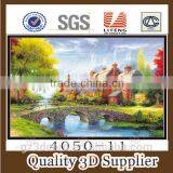 2016 Custom Plastic Moving Lenticular 3D Picture With Lake From China Factory thumbnail-4