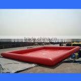 Pink Plastic Inflatable Swimming Pool, Largest Inflatable Pool