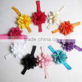 Ruffle Headband,Flower Ribbons Headband, Ruffle Head Accessories, Elastic Rope Headband, Childrens Accessories thumbnail-1