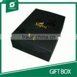 OEM HAND MADE PAPERBOARD GIFT BOX WITH GOLD HOT STAMPPING thumbnail-3