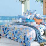 100% Cotton128*68 Pigment Printed Light Colour Bedding Set thumbnail-1