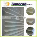 25mm 20mm Bottom up Polyester Fabric Pleated Blinds Plissee no Cord Very Safety for Kids thumbnail-5