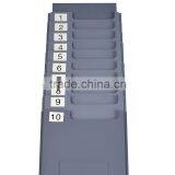 ABS Time Card Holder/time Card Rack in Time Recorder