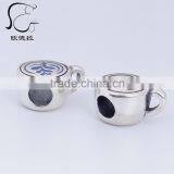 Custom Made Sterling Silver Fashion Coffee Cup Enamel Charms thumbnail-1